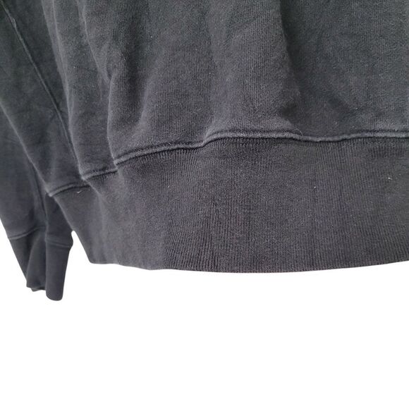 2/$20 Uniqlo Plain Black Crewneck Sweatshirt Top Size: XS - Picture 5 of 7